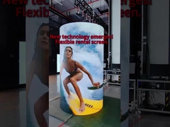 P1.86 높은 새로 고침 탄력적 LED 디스플레이 패널 화면